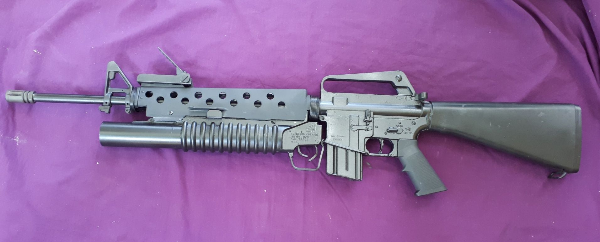Replica M16 with M203 1 Replica M16 with M203 1